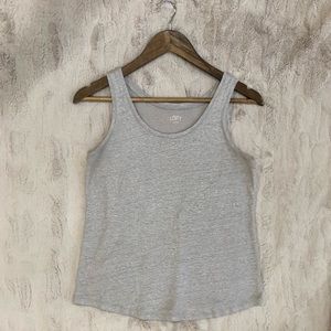 Ann Taylor Loft Shimmery Taupe Tank Top